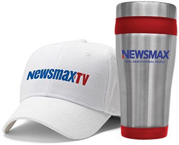 Newsmax TV Travel Mug or Cap